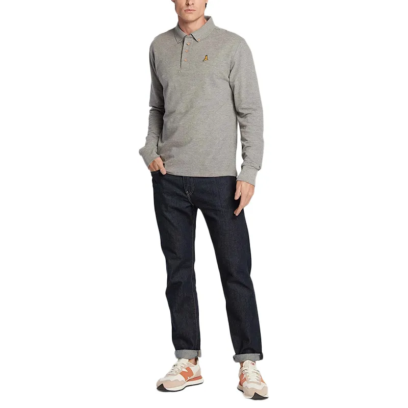 brave soul mens polo t shirts collared slim fit golf tee grey0