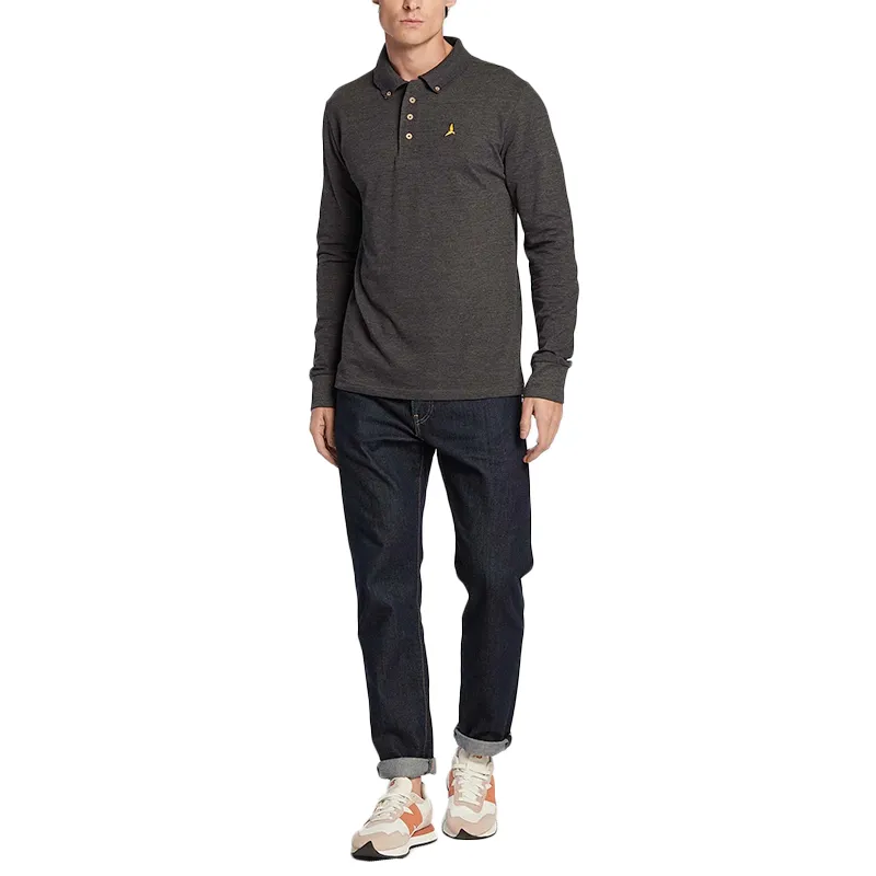 brave soul mens polo t shirts collared slim fit golf tee charcoal0