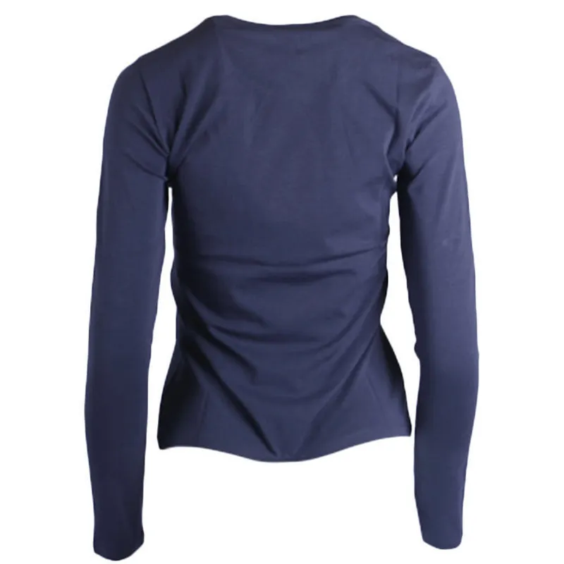 HOLLISTER Womens Top Long Sleeve UK 6 XS Blue Cotton