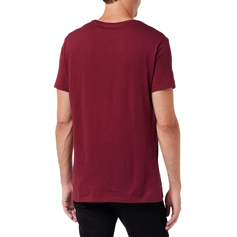lacoste th6709 mens t shirts burgundy0