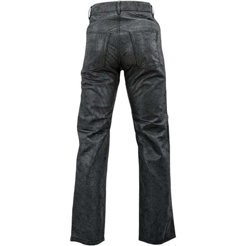diesel p marden 0cfak means leather jeans genuine denim0