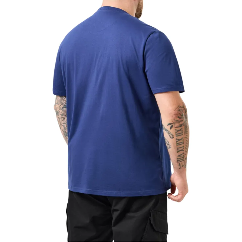 weekend offender cannon beach plus mens t shirt crew neck bright navy0