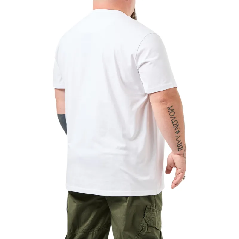 weekend offender cannon beach plus mens t shirt crew neck white0
