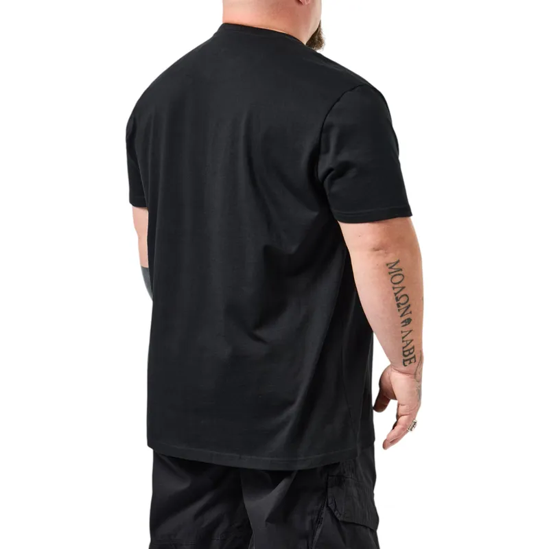 weekend offender cannon beach plus mens t shirt crew neck black0