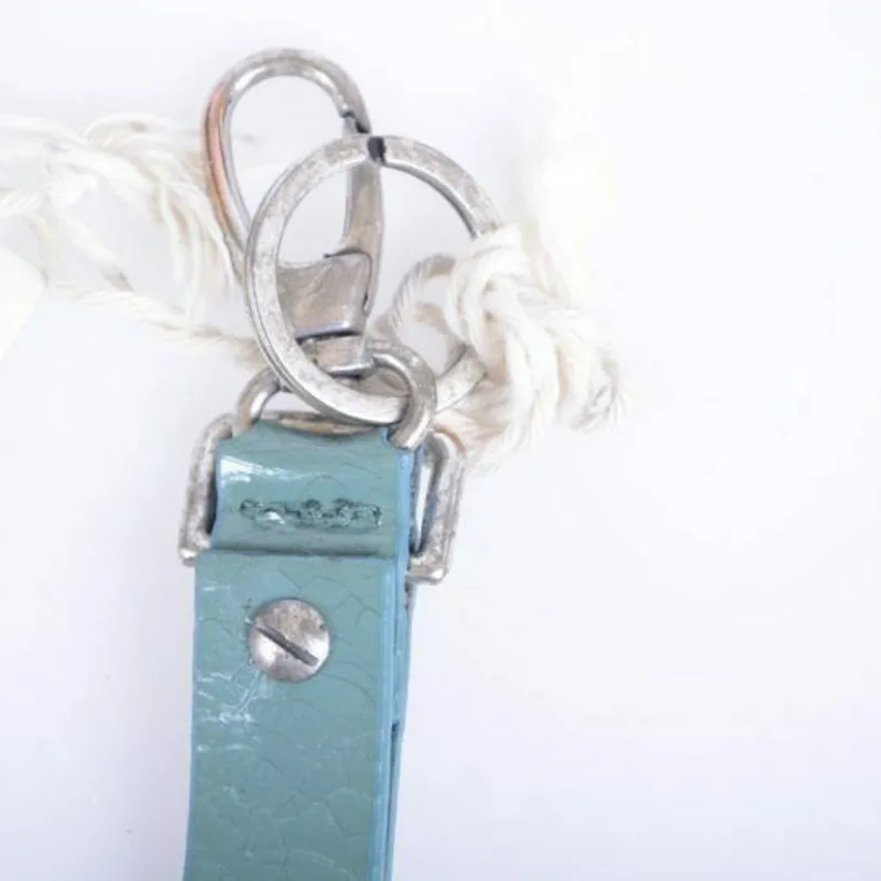 diesel anibo unisex keyring genuine leather vintage fob hook0