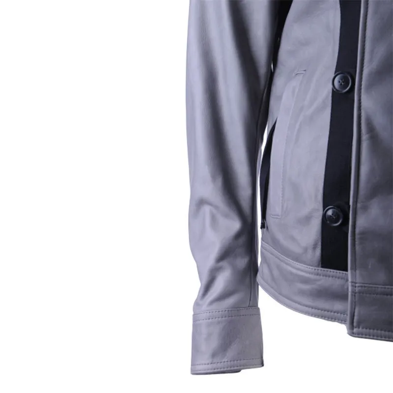 diesel mens biker jacket lambskin leather quilted winter coat0