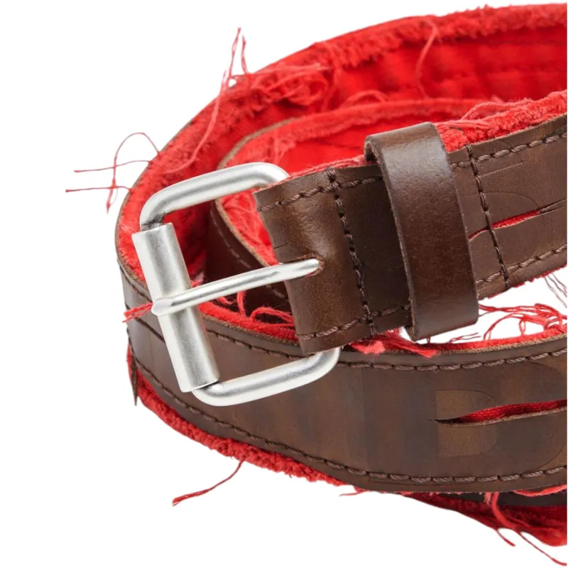 diesel b-ripped mens leather belts for trousers jeans0