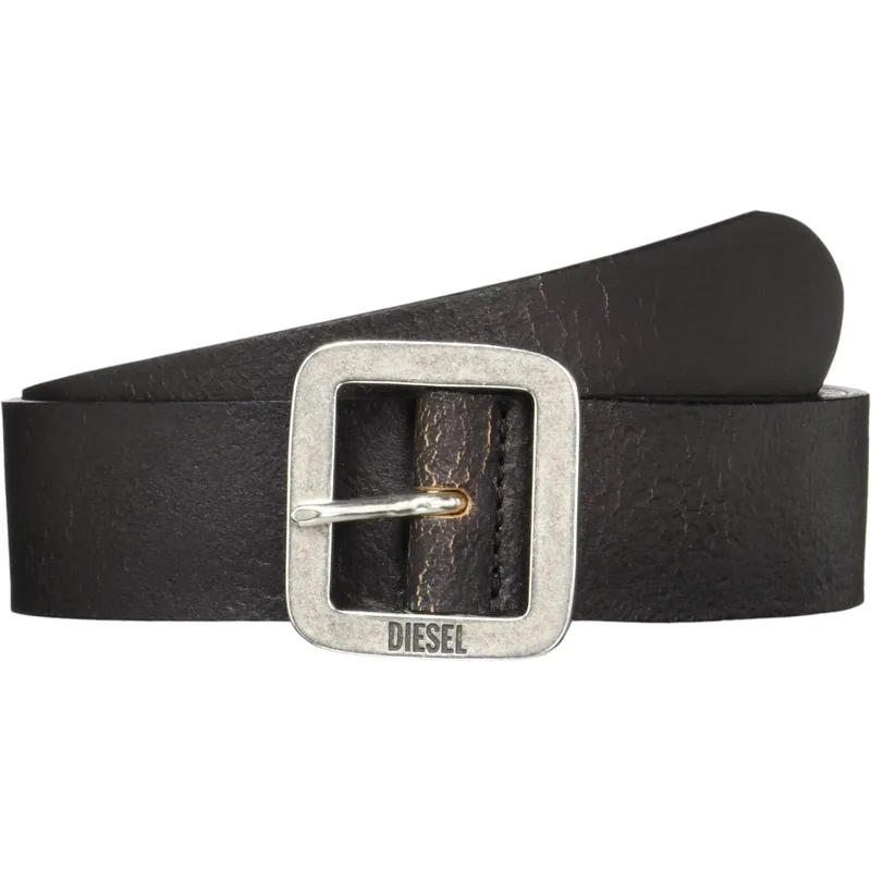 diesel b-rocco mens genuine leather belts for trousers jeans0