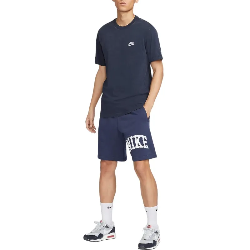 nike mens club t shirts athletic retro tee navy0