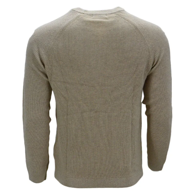 dressmann mens jumpers knitted pullover sweater cream0