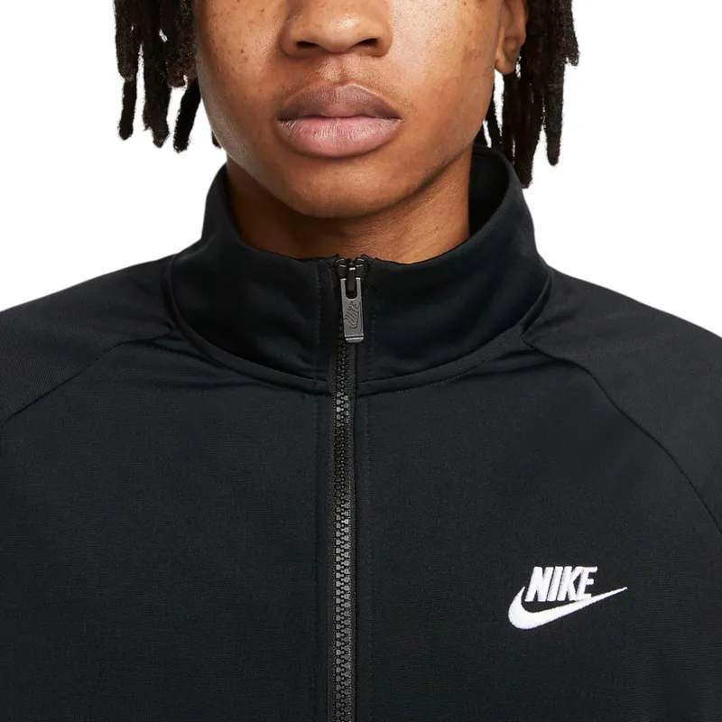 nike club mens poly-knit tracksuits relaxed fit black0