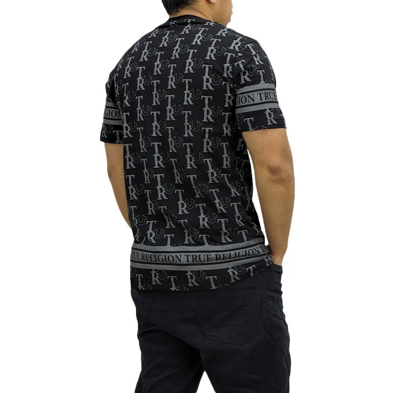 true religion 107706 mens t shirts summer top black0