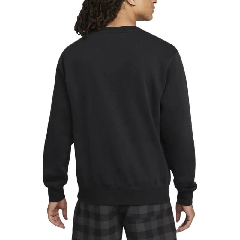 nike dq4912 mens sweatshirt club fleece crew neck top black0