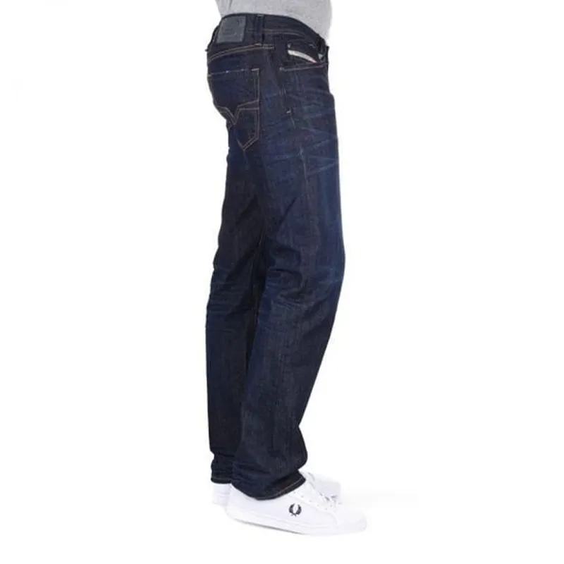 diesel larkee 0806w mens denim jeans regular fit trouser straight leg blue pants0
