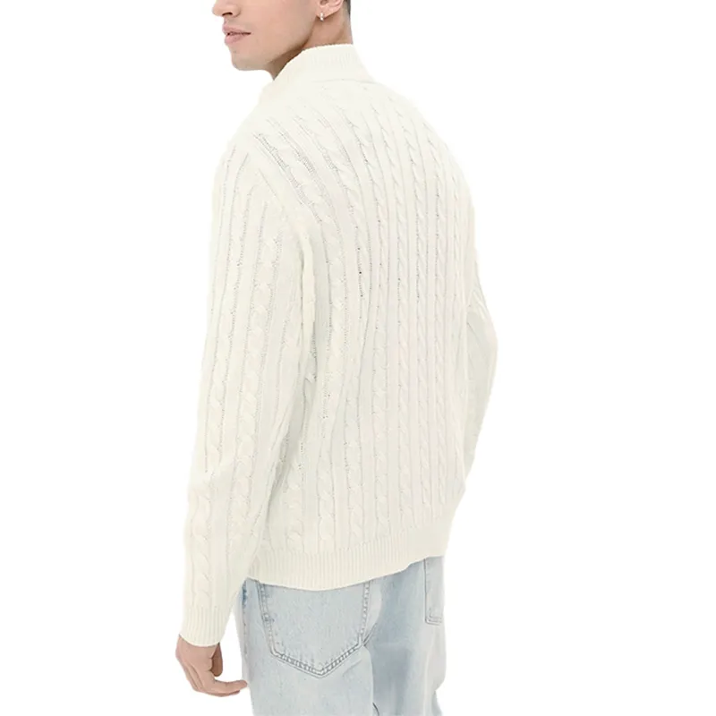 brave soul mens cable knit cardigan regular fit light beige0