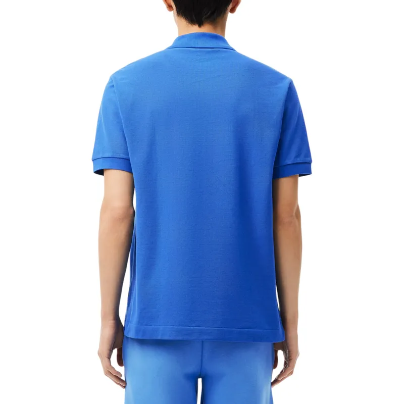 lacoste l1212 mens polo t shirts classic fit short sleeve blue0