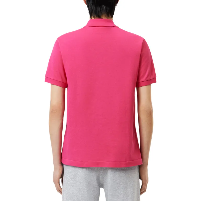 lacoste l1212 mens polo t shirts classic fit short sleeve rose0