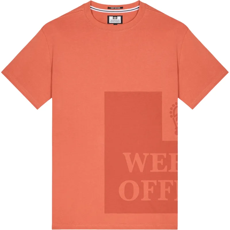 weekend offender ryan mens t shirts regular fit orange0