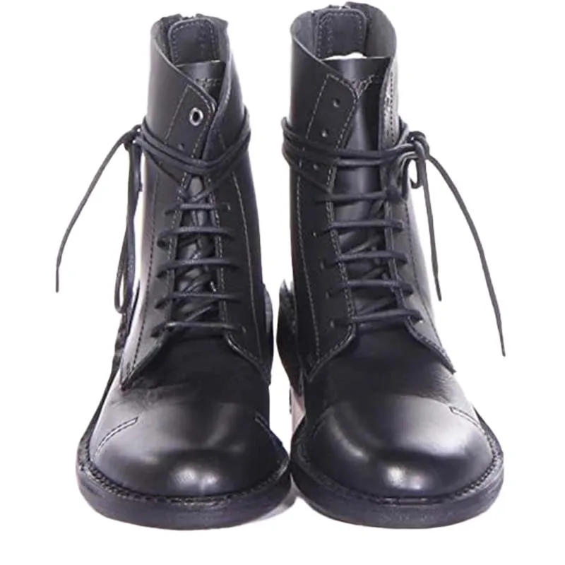 dieseld pit mens boots black leather casual comfort leather shoes0