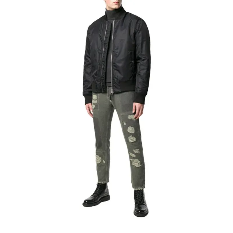 diesel black gold type-2813b bg8u8 mens denim jeans regular slim fit grey0