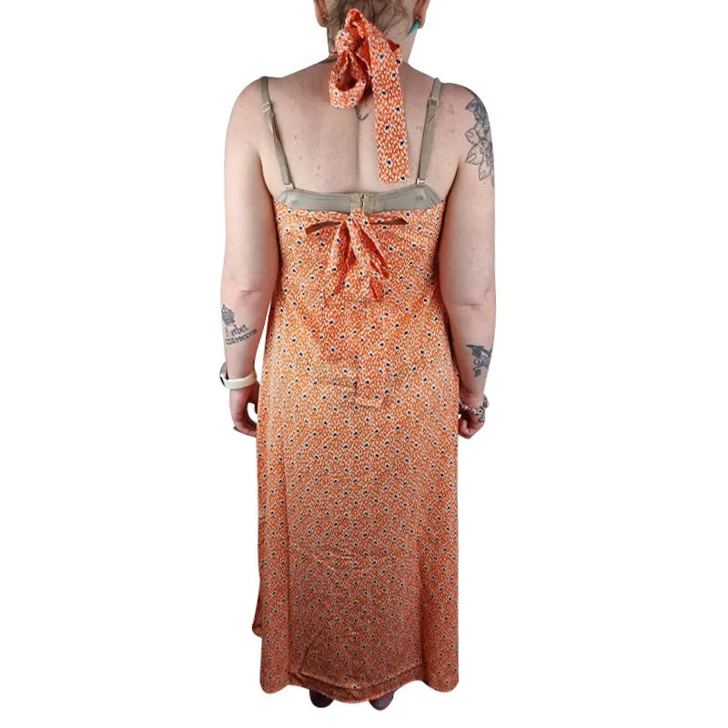 brave soul womens dress sleeveless casual party tops orange dress0