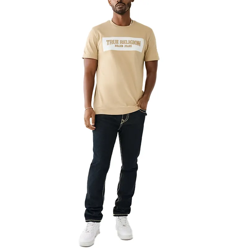 true religion 107589 mens t shirts beige0