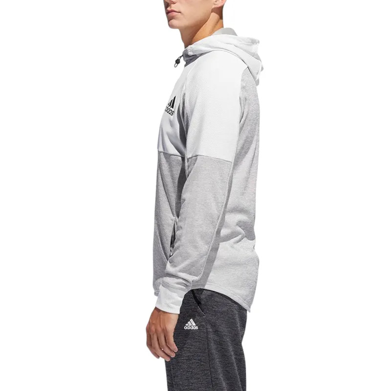 adidas du2555 mens hoodies team issue hooded sweatshirts grey0