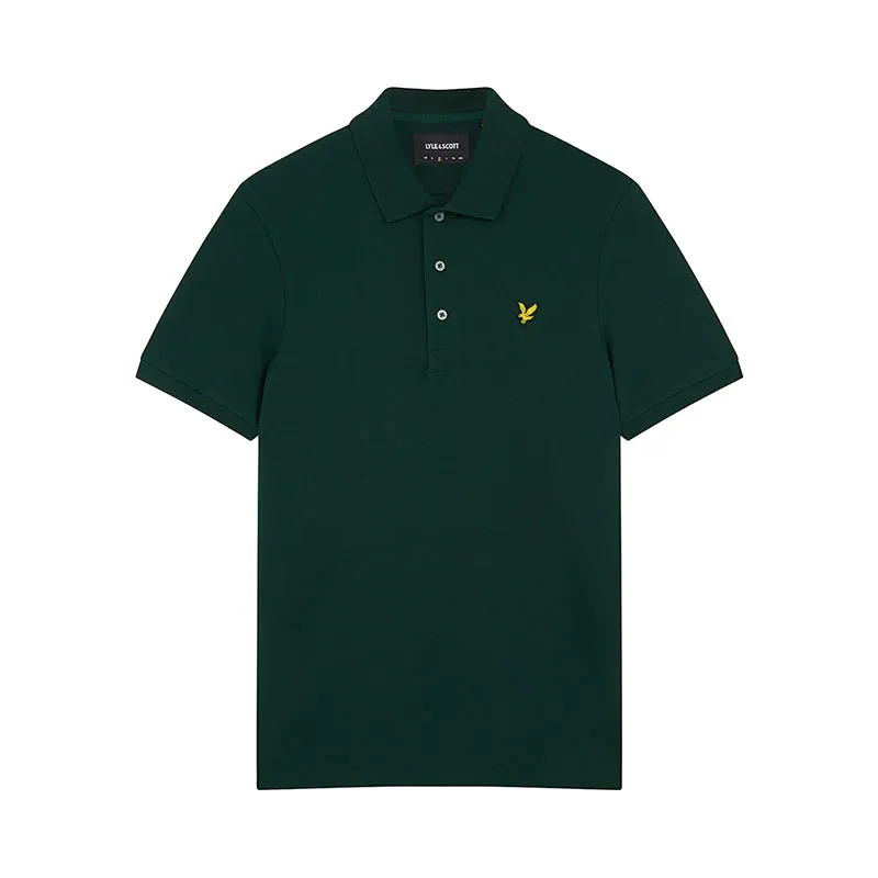 lyle & scott mens polo shirt summer sport golf tee dark green0