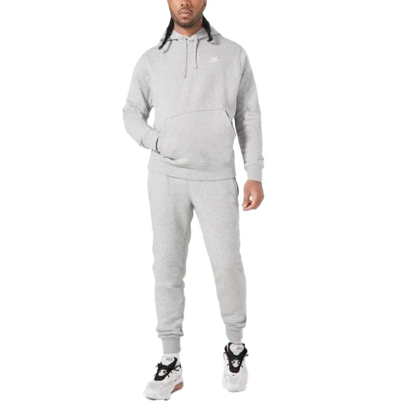 nike club mens full tracksuits grey0