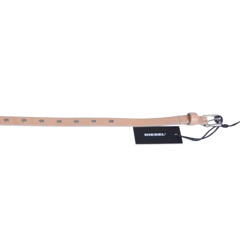 diesel womens belts brown genuine leather0