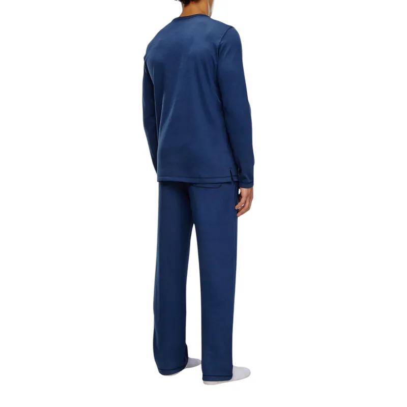 diesel mens pyjamas set long sleeve cotton sleepwear0