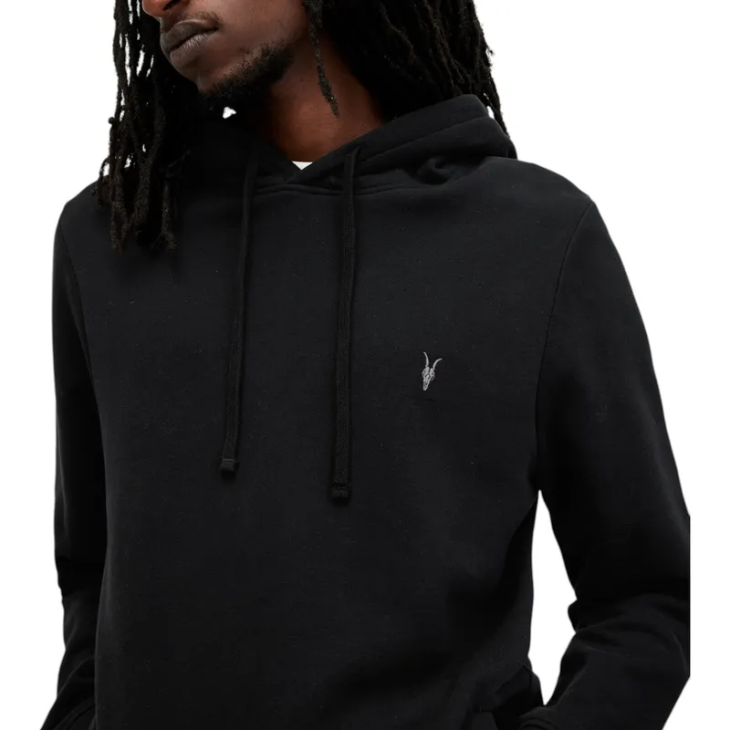 all saints raven oth mens hoodies pullover jumper black0