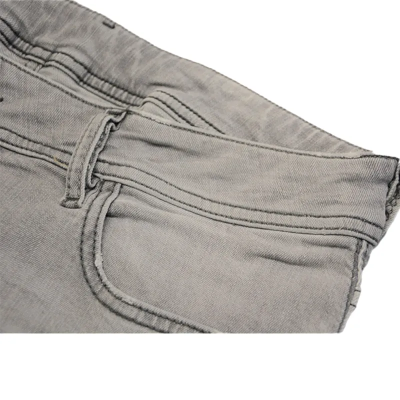 diesel sleenker 084rz mens denim distressed stretch jeans slim fit grey9