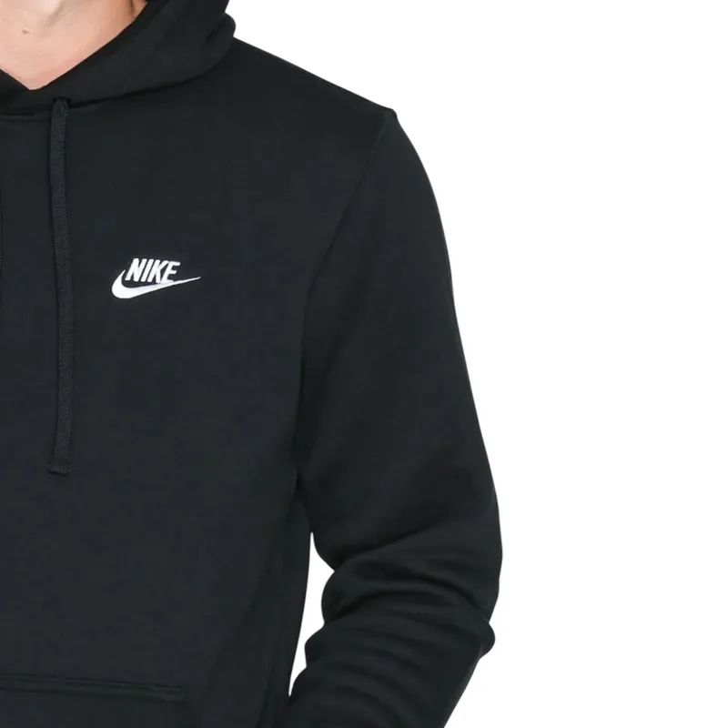 nike bv2654 mens tracksuits club fleece hoodie jogger loose fit sportswear black9