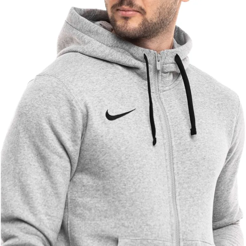 nike cw6887 mens fleece hoodie long sleeve grey9