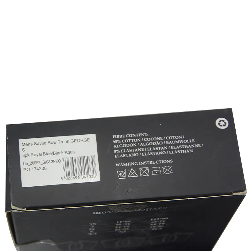 savile row u520053 mens trunk boxer 3 pack soft underwear10