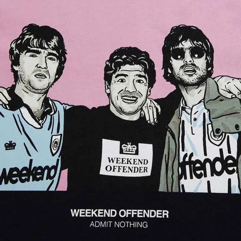 weekend offender mens t shirts diego graphic crew neck tee navy1