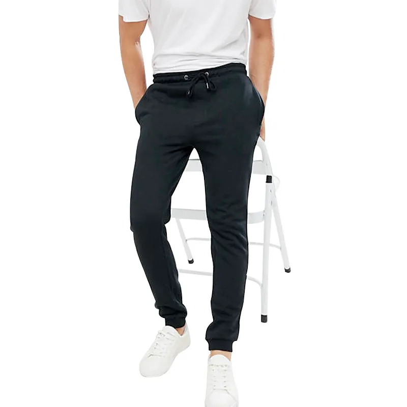 brave soul mens joggers fleece bottoms casual trousers black1