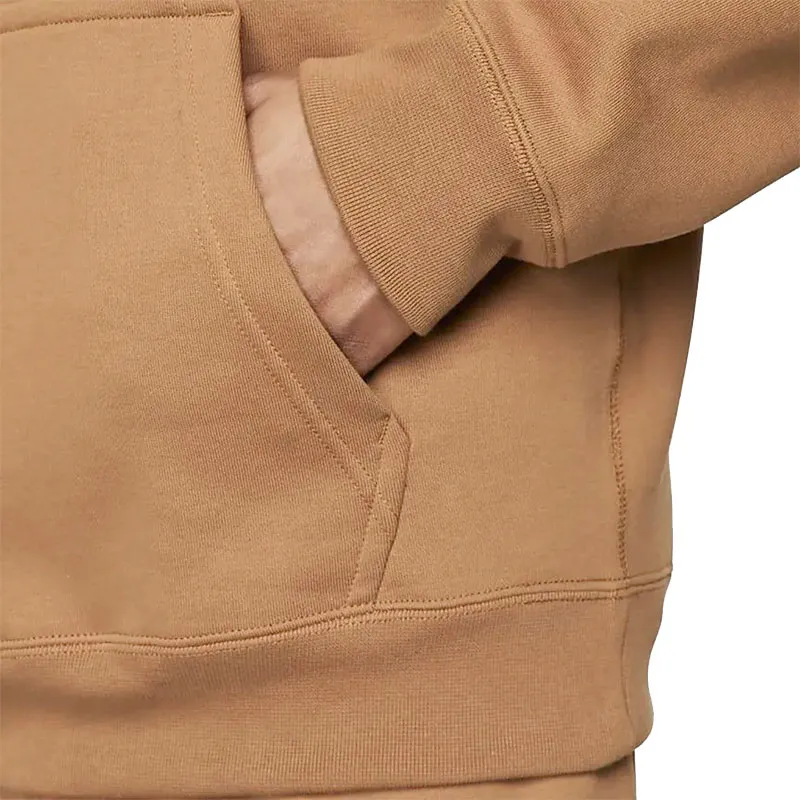 nike cv0552 mens pullover hoodie oversized top brown1