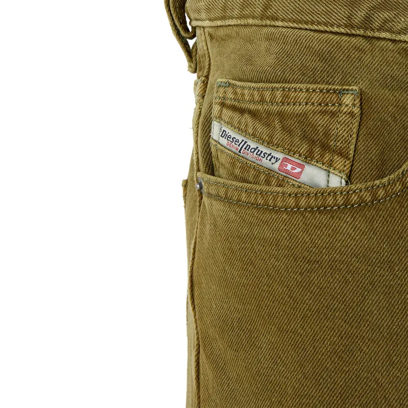 diesel regular-short mens denim shorts casual summer beachwear olive1