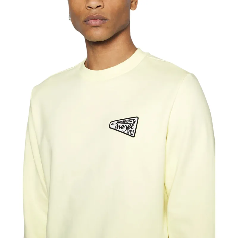 diesel s-ginn-k31 0hayt mens crew neck sweatshirt regular fit1
