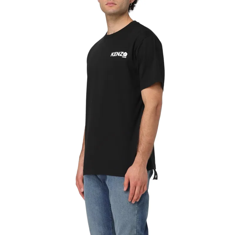 kenzo boke flower 2.0 mens t shirts casual cotton tops black1