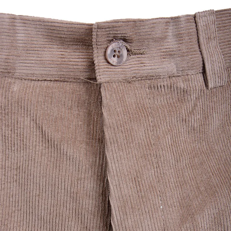 farah classic 687270gp mens corduroy trousers flat straight beech1