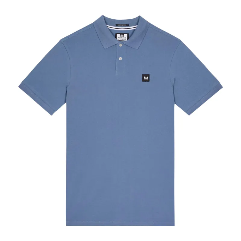 weekend offender mens polo shirts caneiros short sleeve baltic blue1