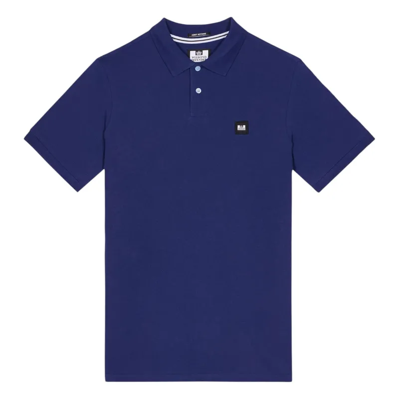 weekend offender mens polo shirts caneiros short sleeve bright navy1