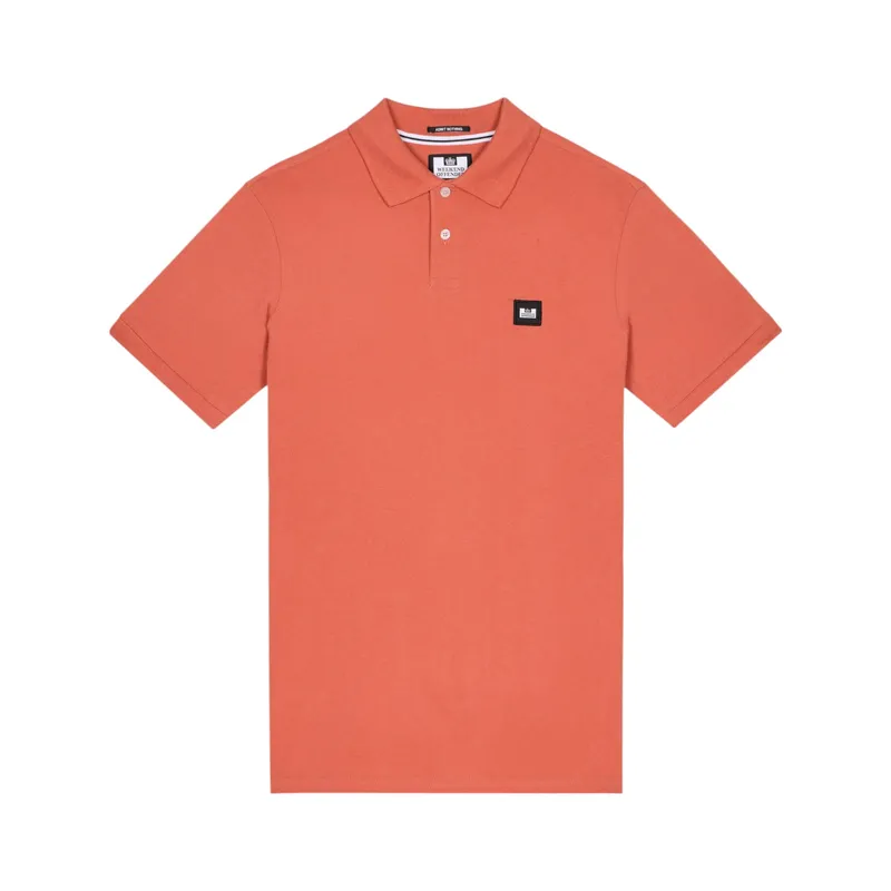 weekend offender mens polo shirts caneiros short sleeve orange1