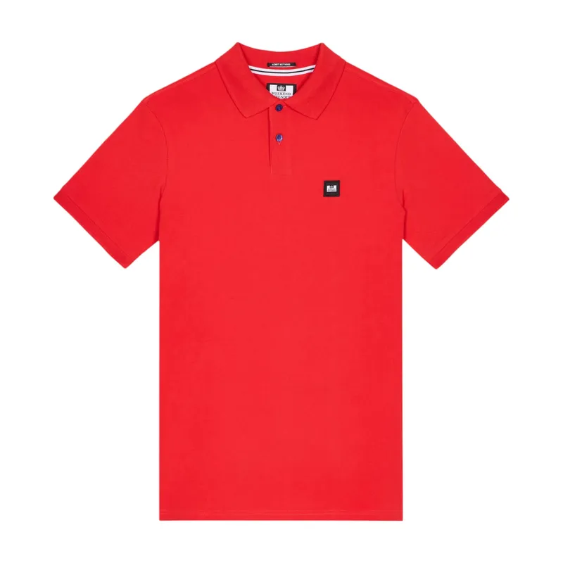 weekend offender mens polo shirts caneiros short sleeve red1