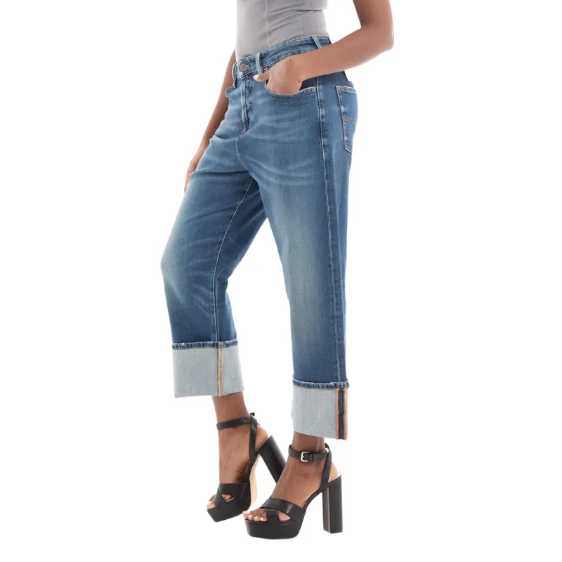 diesel 1999 007l1 womens denim jeans loose fit blue pants1