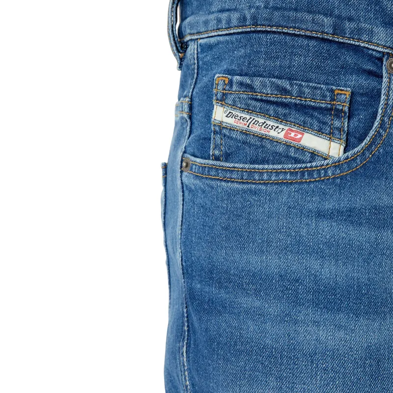 diesel 2021 e9a80 mens denim jeans mid waist bootcut pants1