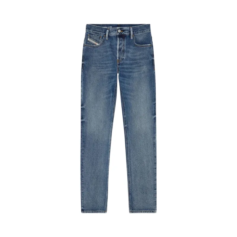 diesel 1995 mens denim jeans straight leg mid waist faded pants1